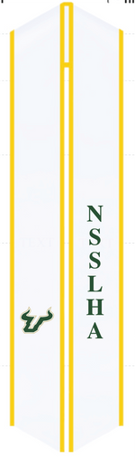 USF NSSLHA Embroidered Graduation Stole