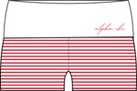 Tampa Alpha Chi Omega Fold Over Short