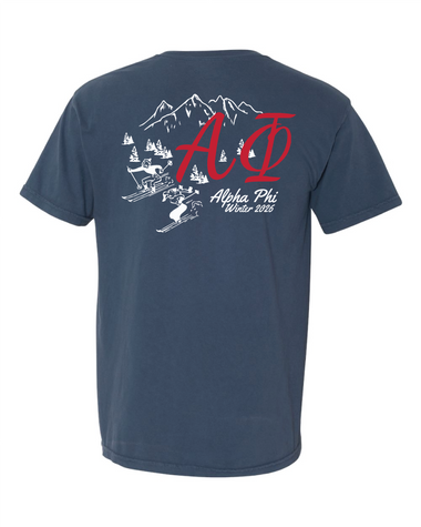 JMU Alpha Phi Fall 2026 Comfort Colors Pocket Tee