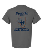 Illinois Sigma Chi Fall 2026 Dads' Weekend T Shirt