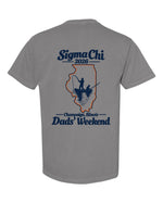Illinois Sigma Chi Fall 2026 Dads' Weekend T Shirt