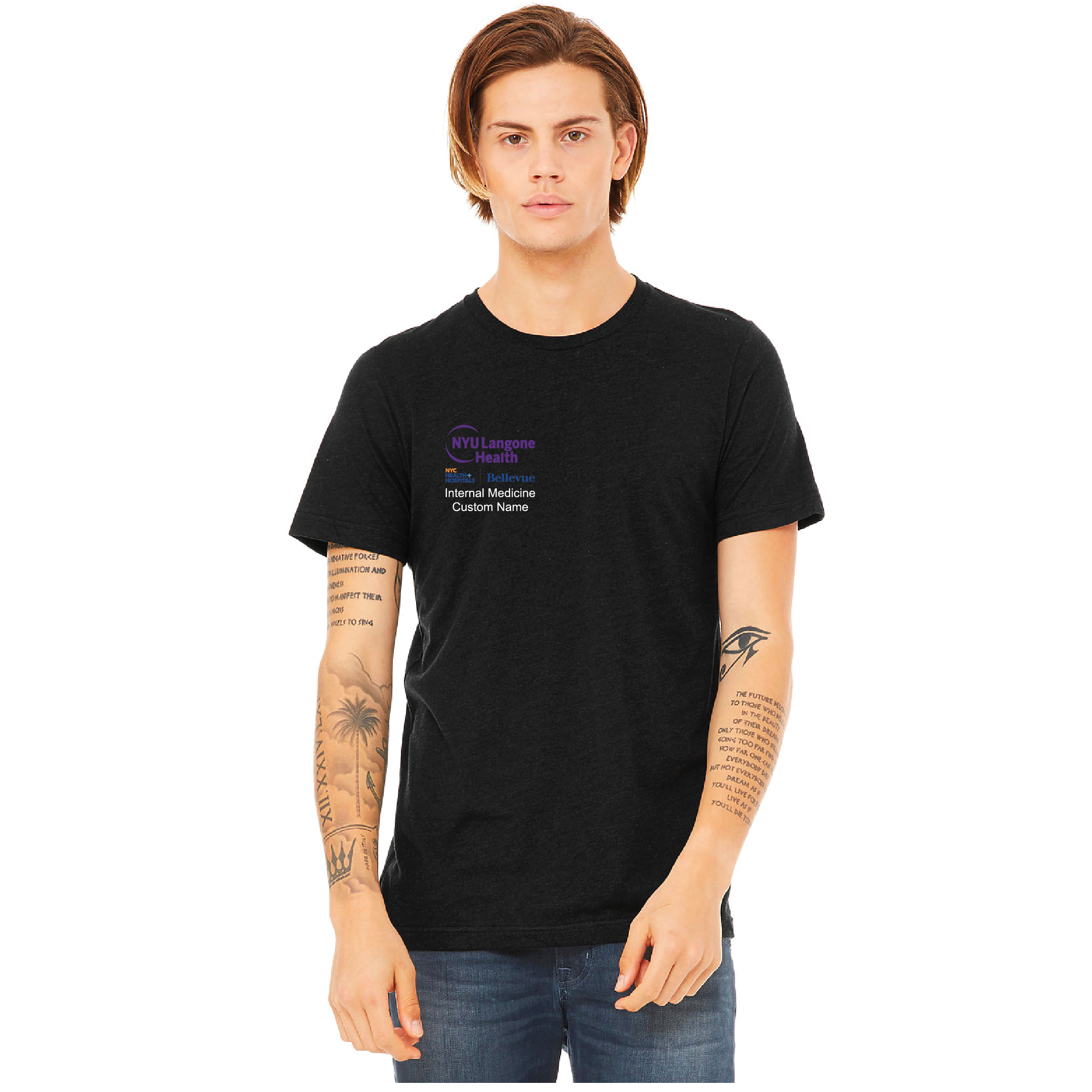 NYU Langone Premium Unisex Triblend Tee