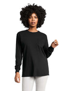 Comfort Colors Unisex Garment-Dyed Heavyweight Long Sleeve Pocket T-Shirt