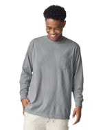 Comfort Colors Unisex Garment-Dyed Heavyweight Long Sleeve Pocket T-Shirt