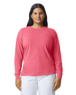 Comfort Colors Unisex Garment-Dyed Heavyweight Long Sleeve Pocket T-Shirt