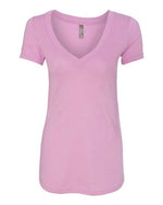 Next Level Women’s Triblend Deep V-Neck T-Shirt