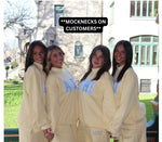 WVU Chi Omega Striped Mockneck