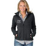 NYU Langone PCCM Ladies Charles River Heathered Fleece Jacket