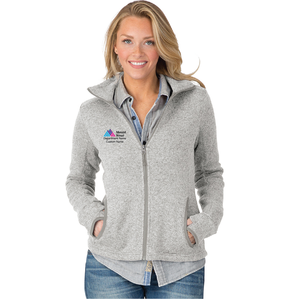 Mount Sinai Ladies Charles River Heathered Fleece Jacket – Clothes On