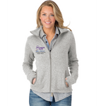 NYU Langone PCCM Ladies Charles River Heathered Fleece Jacket