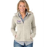 NYU Langone PCCM Ladies Charles River Heathered Fleece Jacket