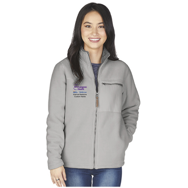 NYU Langone Ladies Charles River Jamestown Fuzzy Fleece Jacket