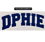WVU Chi Omega Striped Mockneck