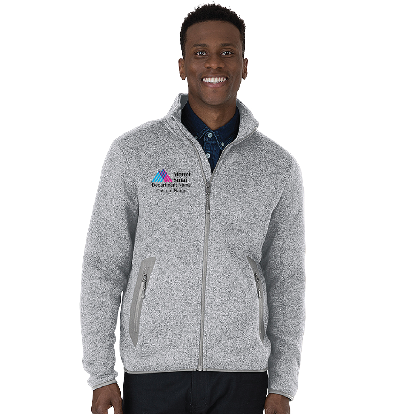 Mount Sinai Men's Charles River Heathered Fleece Jacket – Clothes On