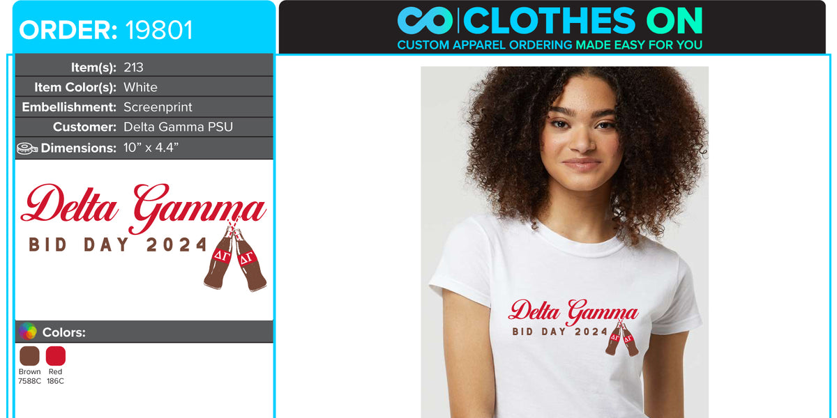 PSU Delta Gamma Bid Day 2024 Extra PNM Tees