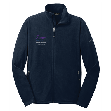 NYU Langone Eddie Bauer Men's Full-Zip Microfleece Jacket