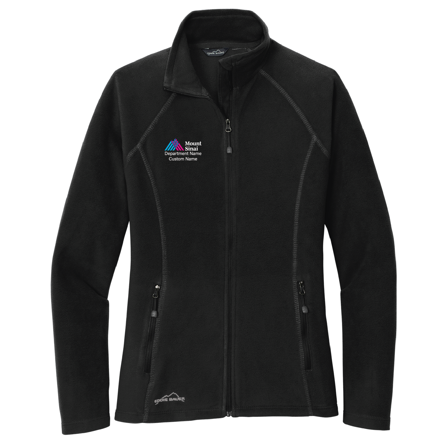 Mount Sinai Eddie Bauer Ladies Full Zip Microfleece Jacket