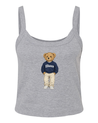 Polo Bear Spaghetti Strap Tank – Athletic Heather