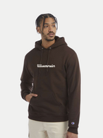 Sigma Alpha Mu Chocolate Champion Embroidered Hoodie