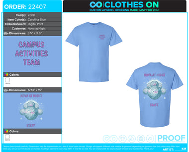 Nova at Night 2026 Tees