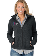 Mount Sinai Neurology Ladies Charles River Heathered Fleece Jacket