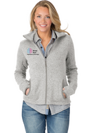 Mount Sinai Neurology Ladies Charles River Heathered Fleece Jacket