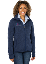 Mount Sinai Neurology Ladies Charles River Heathered Fleece Jacket