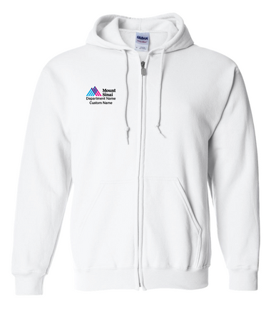 Mount Sinai Nephrology Full-Zip Hoodie