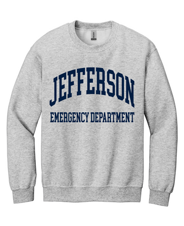 Jefferson Hospital Spring 2025 Emergency Department Crewneck
