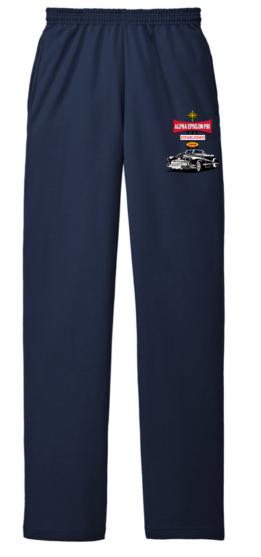 AEPhi Retro Drive-In Open Bottom Sweatpants