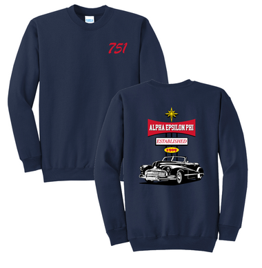AEPhi 751 Retro Drive-In Crewneck