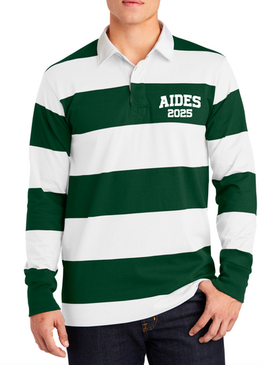 Camp Saginaw Aides Embroidered Rugby Polo
