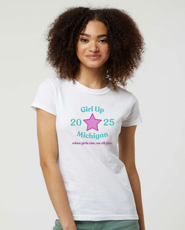 Michigan Girl Up Spring 2025 Women's Slim Fit T-Shirt