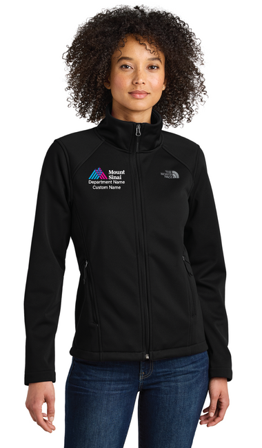 Mount Sinai Ladies The North Face® Chest Logo Ridgewall Soft Shell Jacket