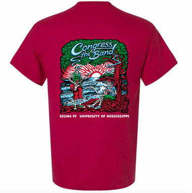 Ole Miss Sigma Pi x Congress The Band Gildan Tee