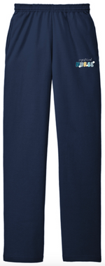 TCNJ Nursing Daisy Nurse Open Bottom Sweatpants with Pockets