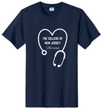 TCNJ Nursing Stethoscope Tee