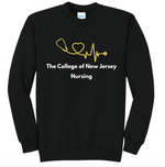 TCNJ Nursing Heartbeat Sweatshirt