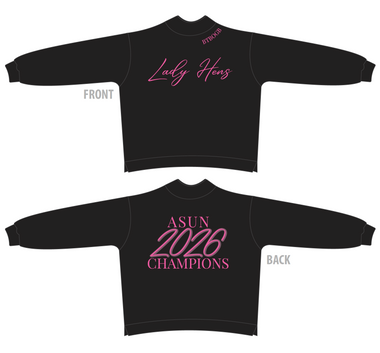 Lady Hens 2026 ASUN Champions Oversized Mockneck Sweatshirt