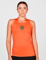 Sofibella Embroidered Racerback Tank