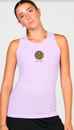 Sofibella Embroidered Racerback Tank
