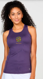 Sofibella Embroidered Racerback Tank