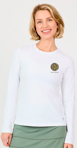 Sofibella Embroidered Women’s Long Sleeve Tee