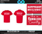 Lord Botetourt High School Competition Cheer Team Shirts (BULK)