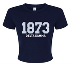 W&J Delta Gamma Fall 2026 Baby Tee
