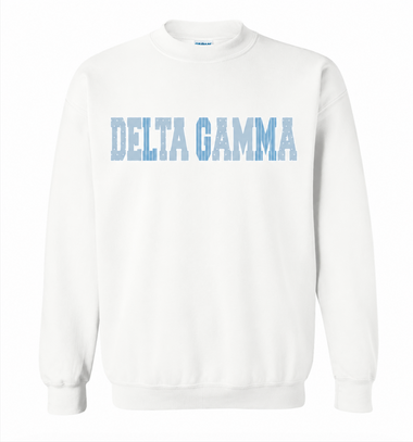 W&J Delta Gamma Fall 2026 Crewneck (Pattern Design)