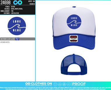 Love Blue Inc Summer 2026 Hats