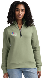 Mount Sinai Ladies Crosswind Quarter Zip Sweatshirt