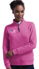 Mount Sinai Ladies Crosswind Quarter Zip Sweatshirt