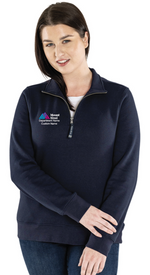 Mount Sinai Ladies Crosswind Quarter Zip Sweatshirt